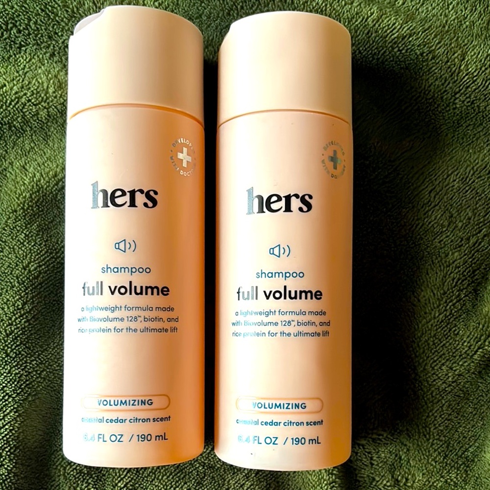 Hers | Full Volume Shampoo | Volumizing |  Biovolume 128” Biotin Rice Protein 2